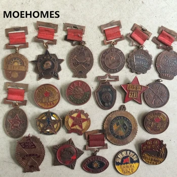 20pcs Случайно изпратен Китай Всеки период на бронзовата Чест Мемориал Медал за Приятелство украса метална медал ръчно изработени