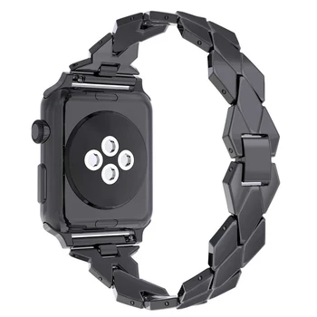 Каишка за Apple Watch серия 4 5 6 SE 42 мм 44 мм метална каишка за iwatch 1/2/3 38 мм 40 мм женски модерен метална каишка за часовник Гривна