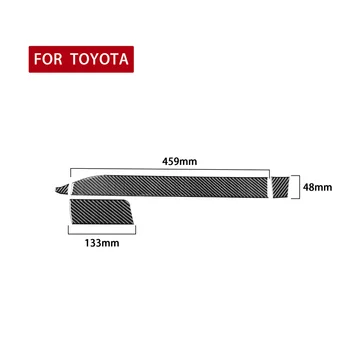 Подходящ За Toyota 4Runner 2010-2020 От Въглеродни влакна, Централна Конзола Декоративни Панел Тапицерия на Автомобила резервни Части Стикер